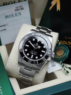 Rolex Submariner no date 114060 oyster bracelet no date sub
