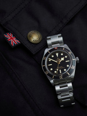 Tudor Black Bay 58 709030N Bellstaff Jacket Union Jack Flag