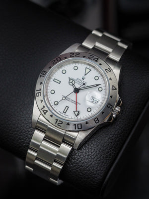 Rolex-Explorer-2-II-Polar-Dial-3186-78790a-2011-random-scrambled-serial-rare-full-set-