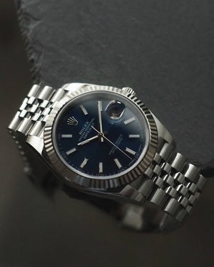 Rolex Datejust 41 mm Blue dial jubilee bracelet