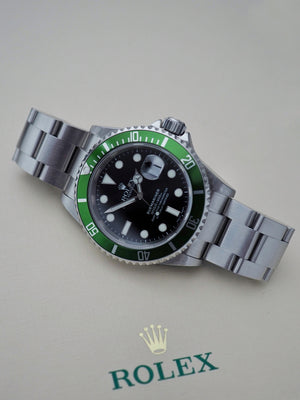 Rolex 16610LV Submariner Kermit 50th Anniversary